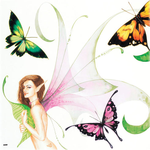 Butterfly Fairy by LA Williams Galaxy Book 12in Skin